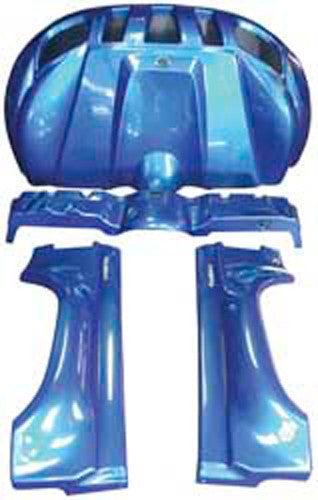 FULLBORE 4-Piece Body Kit (Blue) RHINO 4KIT BLU