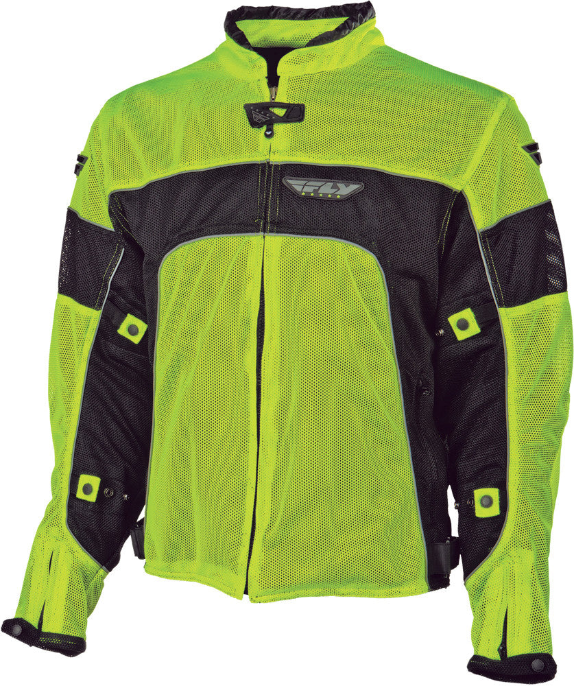 FLY RACING Coolpro Ii Mesh Jacket Flo. Yellow/Black X #5791 477-4035~5