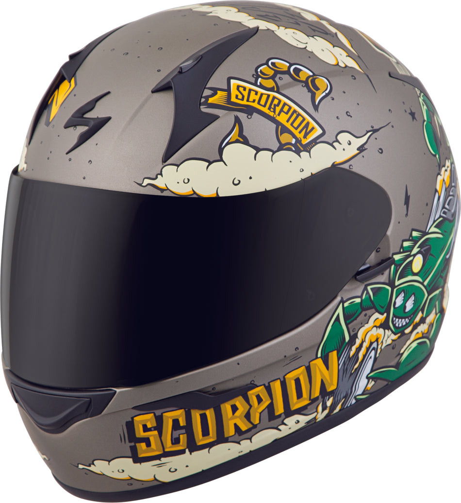SCORPION EXO Exo-R320 Full-Face Helmet Moto Fink Titanium 2x 32-1017