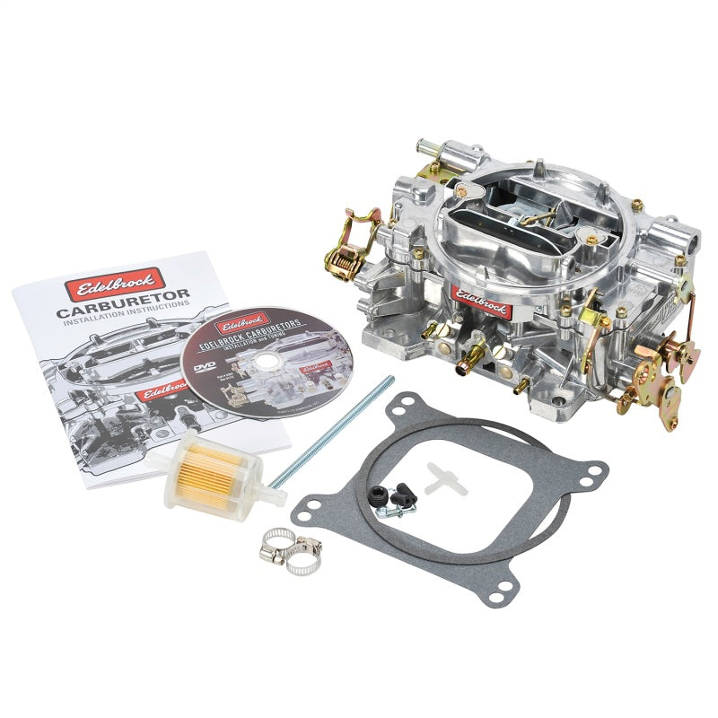 Edelbrock Carburetor Performer Series 4-Barrel 600 CFM Manual Choke Satin Finish 1405