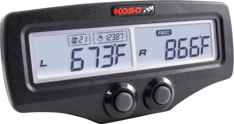 KOSO NORTH AMERICA EGT-02R Fast Dual Sensor Meter BA006010X