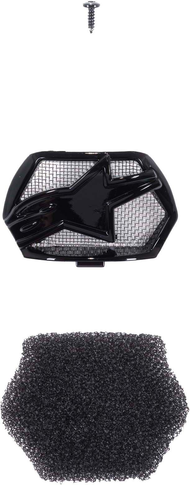 ALPINESTARS M8/M10 Helmet Chin Vent Gloss Black 8983019-1180