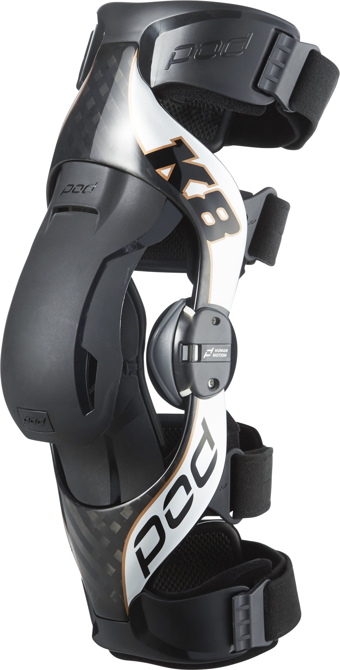 POD K8 2.0 Knee Brace Pr Carbon/Copper Sm K8013-169-SM