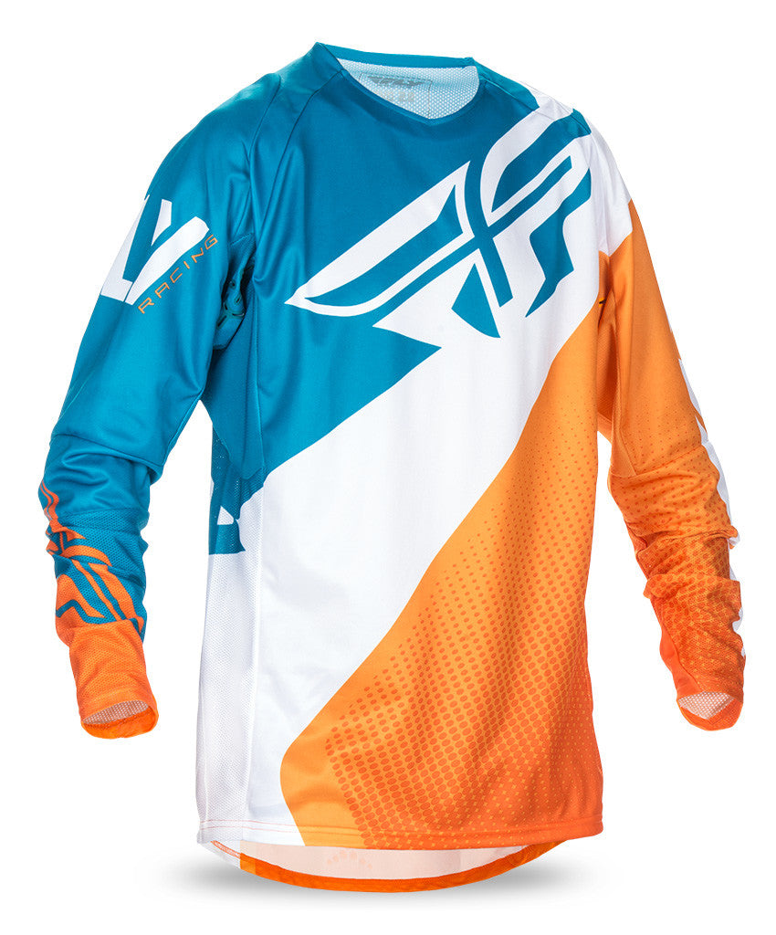 FLY RACING Evo Jersey Orange/Dark Teal 2x 370-2272X