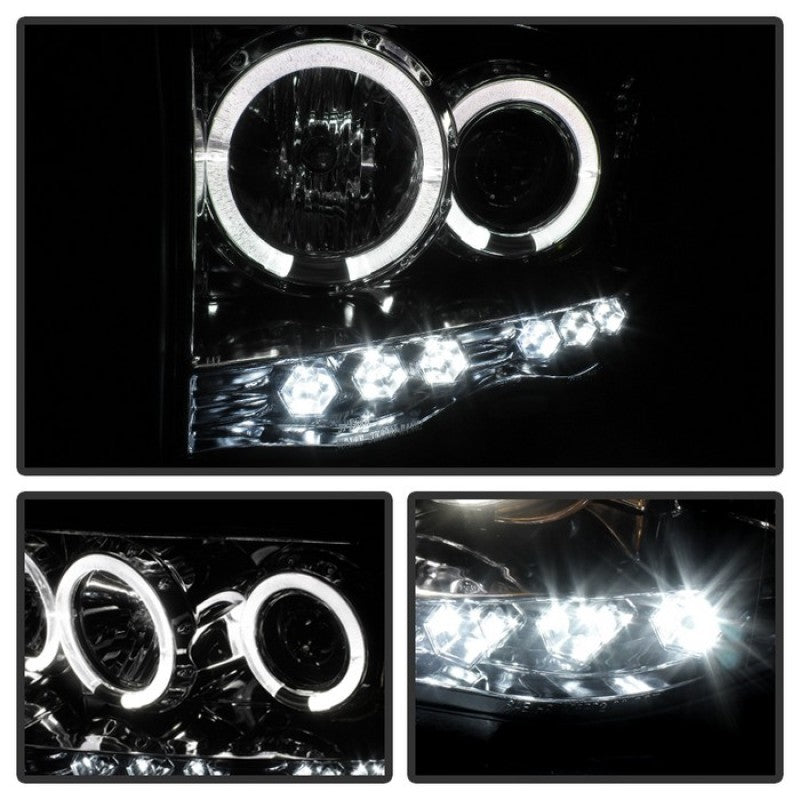 Spyder Dodge Ram 1500 02-05/Ram 2500 03-05 Projector Headlights LED Halo LED Chrm PRO-YD-DR02-HL-C 5009982