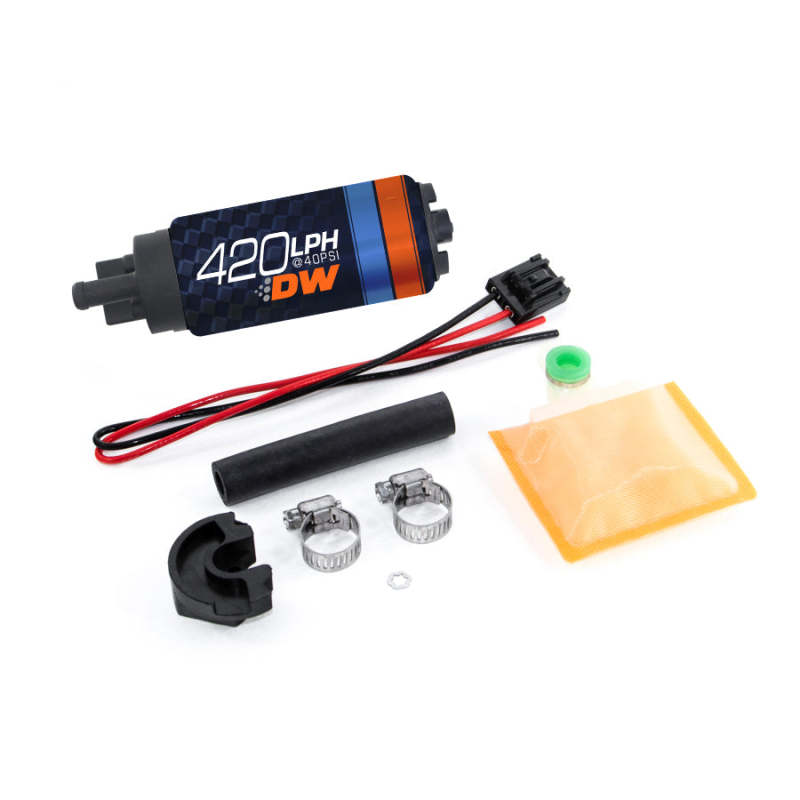 Deatschwerks DW420 Series 420lph In-Tank Fuel Pump w/ Install Kit For 89-94 240SX 9-421-0766