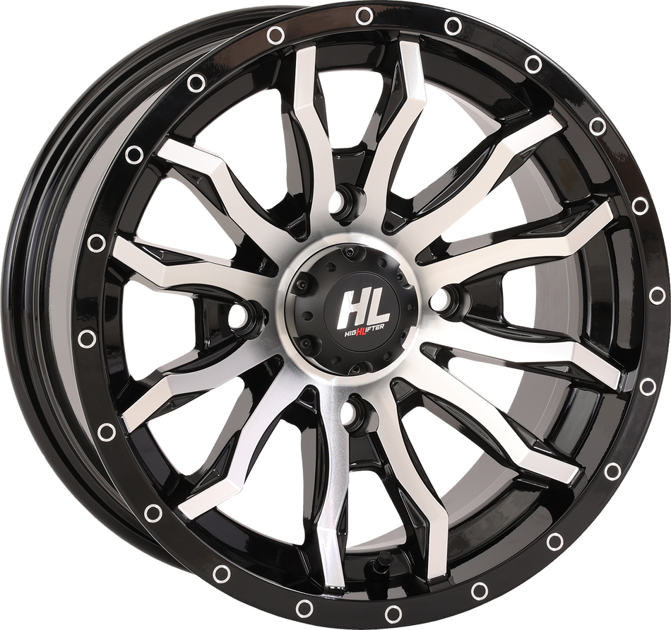 HIGH LIFTER Wheel - HL21 - Front/Rear - Gloss Black w/Machined - 20x7 - 4/137 - 4+3 (+10 mm) 20HL21-1137