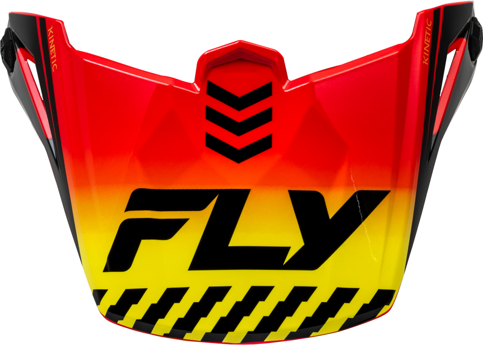 FLY RACING Kinetic Menace Visor Red/Black/Yellow F73-8671