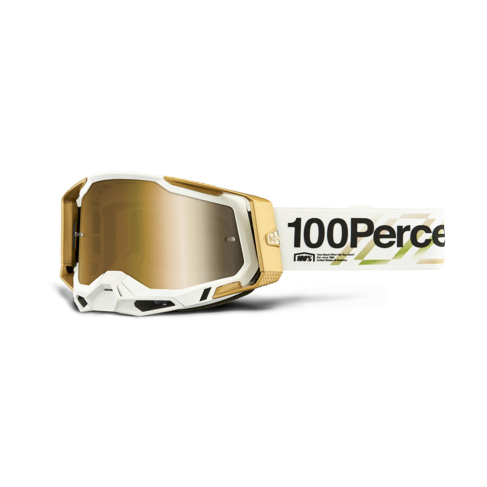 100% Racecraft 2 Goggle Succession Mirror True Gold Le 50010-00026