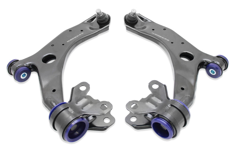 SuperPro 10-14 Mazda3 Front Lower Control Arm Set W/ Sp Bushings TRC1051