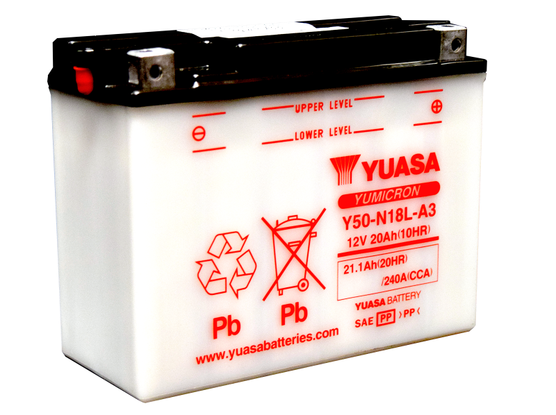 Yuasa Y50-N18L-A3 Yumicron 12 Volt Battery
