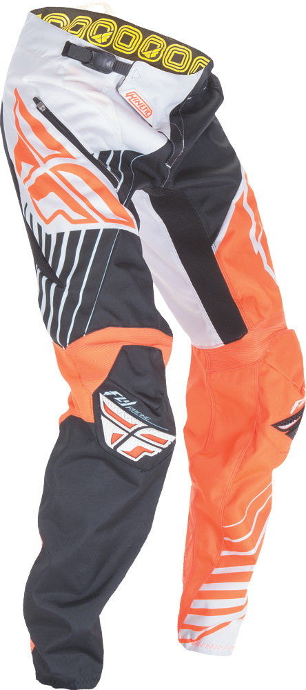 FLY RACING Kinetic Vector Bicycle Pant Orange/White Sz 28 369-02828