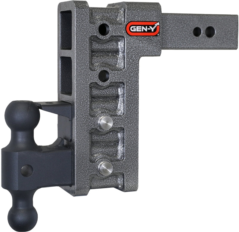 Gen-Y Mega Duty 2.5in Shank 9in Drop 3500lb TW 32K Hitch w/GH-0161 Dual-Ball/Pintle Lock GH-1624