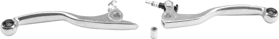 FLY RACING Pro Shorty Lever Set Polished 163-005-FLY