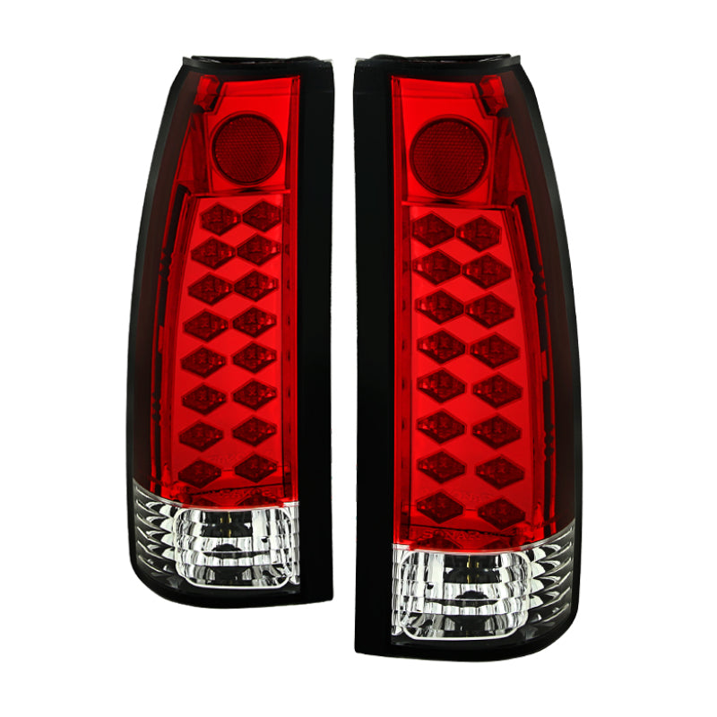 Spyder Chevy C/K Series 1500 88-98/Blazer 92-94 LED Tail Lights Red Clear ALT-YD-CCK88-LED-RC 5001375