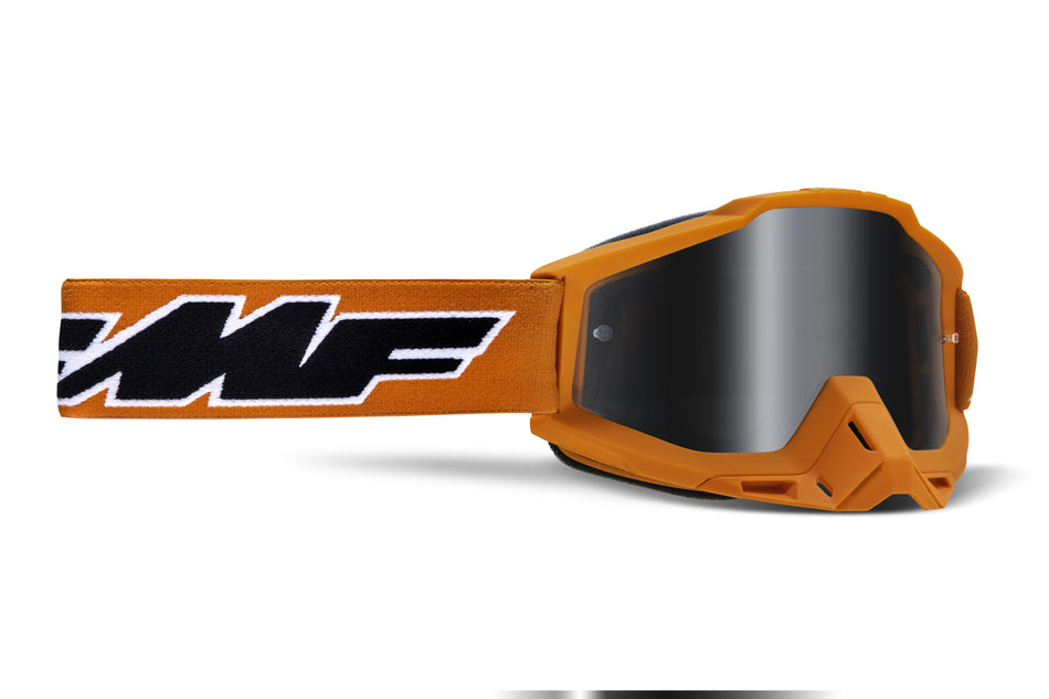 FMF VISION Powerbomb Goggle Rocket Orange Mirror Silver Lens F-50037-00003