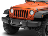 Raxiom 97-18 Jeep Wrangler TJ/JK Axial Spider LED Headlight w/ Amber DRL- Chrome Hsng (Clear Lens) J108047