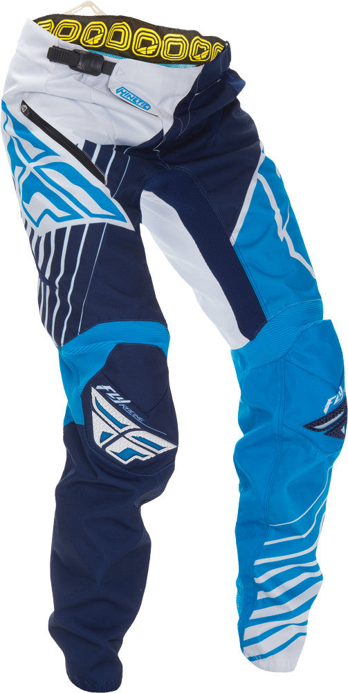 FLY RACING Kinetic Vector Bicycle Pant Blue/White Sz 18 369-02118