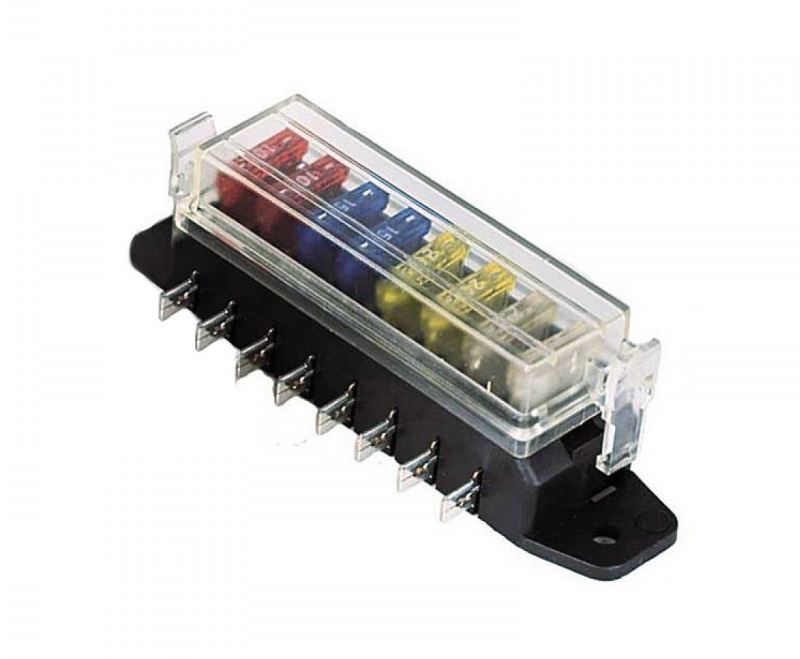 Hella 8-Way Lateral Single Fuse Box LAH84960111