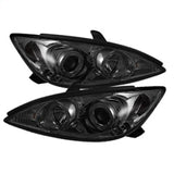 Spyder Toyota Camry 02-06 Projector Headlights LED Halo LED Smoke High H1 Low H1 PRO-YD-TCAM02-HL-SM 5064325