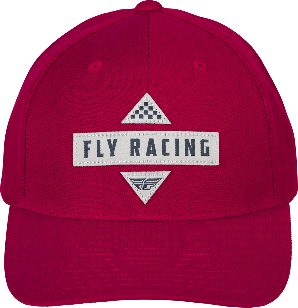 FLY RACING Fly Race Hat Red 351-0073