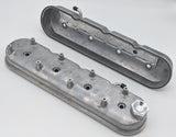 Granatelli 96-22 GM LS Tall Valve Cover w/Integral Angled Coil Mounts - Cast Finish 640360