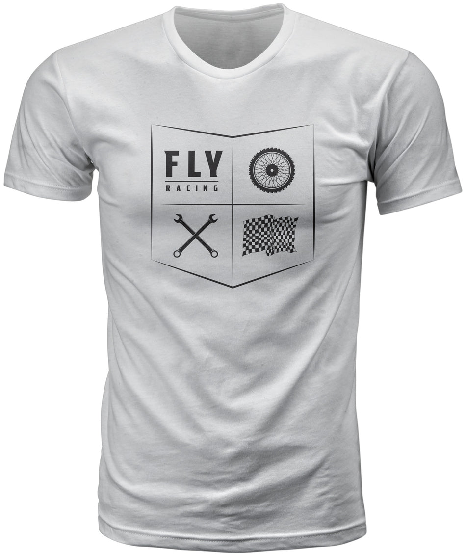 FLY RACING Fly All Things Moto Tee White 2x 352-12062X