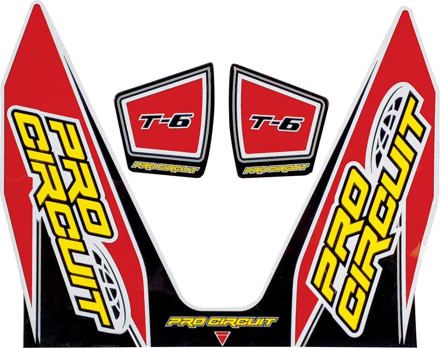 PRO CIRCUIT T-6 Decal - Red DC22T6-RED
