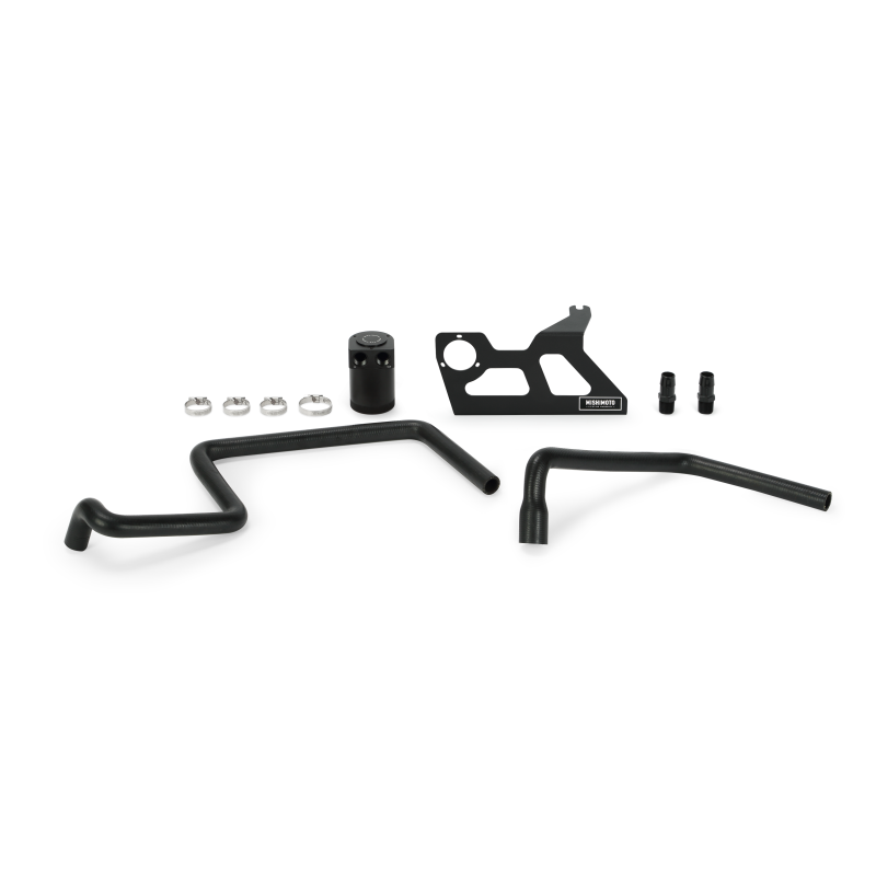 Mishimoto 07–11 Jeep Wrangler JK Ölauffangbehälter mit Schwallwand – Schwarz MMBCC-WR6-07PBE2