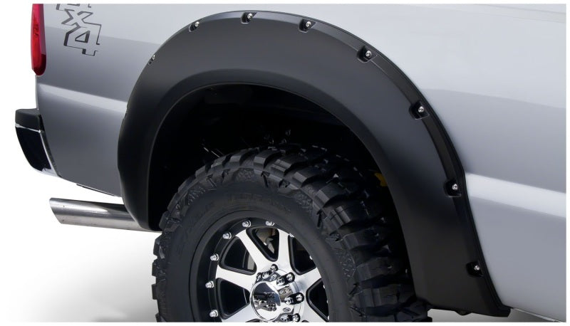 Bushwacker 99-10 Ford F-250 Super Duty Styleside Pocket Style Flares 2pc - Black 20050-02