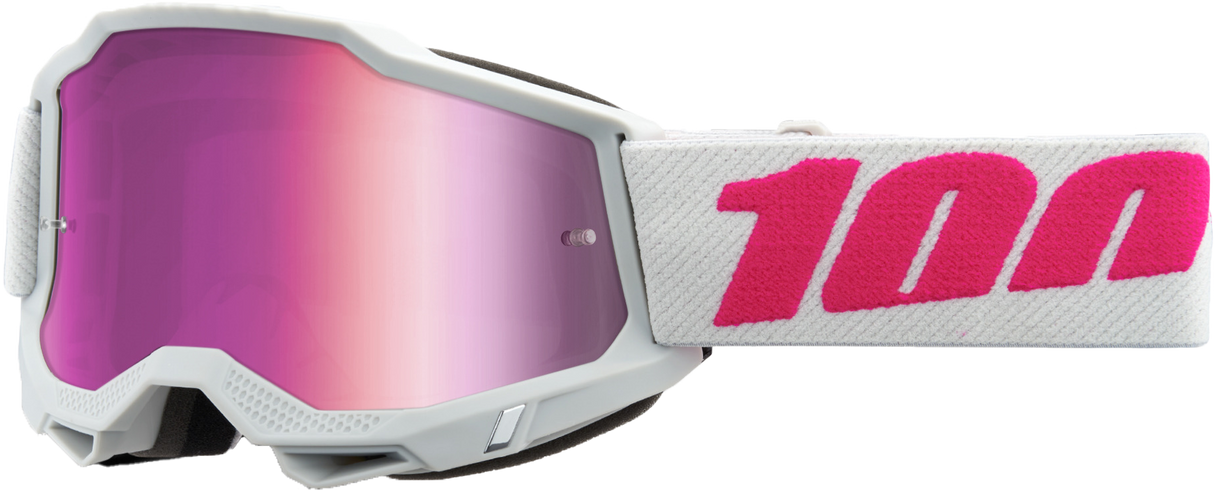 100% Accuri 2 Junior Goggle Keetz verspiegelte rosa Linse 50025-00007