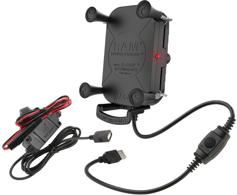 RAM Wireless Charging Holder Tough Charge X-Grip W/Harness RAM-HOL-UN12WB-V7M