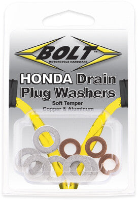 BOLT Crf Drain Plug Washer Kit DPWM6.M8-H