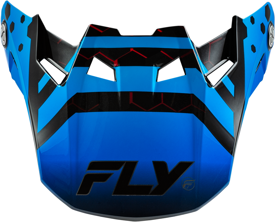 FLY RACING Formula Cc Tektonic Visor Black/Blue/Red Yl/Sm 73-4334