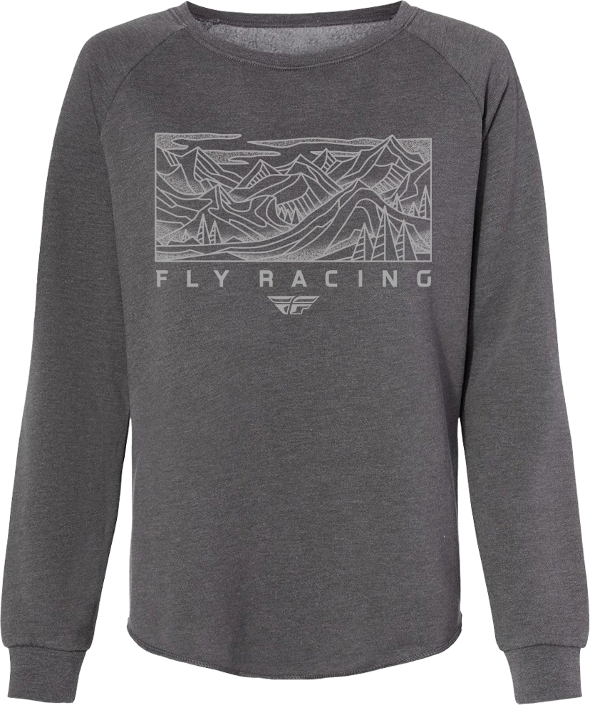 FLY RACING Women's Fly Trail Sweatshirt Charcoal 2x 358-01512X
