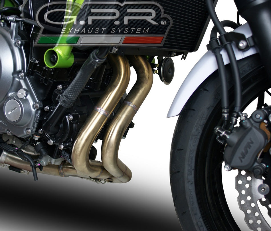 GPR Exhaust System Kawasaki Ninja 650 2021-2023, Furore Evo4 Nero, Full System Exhaust, Including Removable DB Killer  E5.CO.K.161.1.DBHOM.FNE5