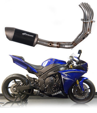 Graves exhaust r1 full stainless steel low mount exhaust system 2009-2014 exy-09r1-fscl