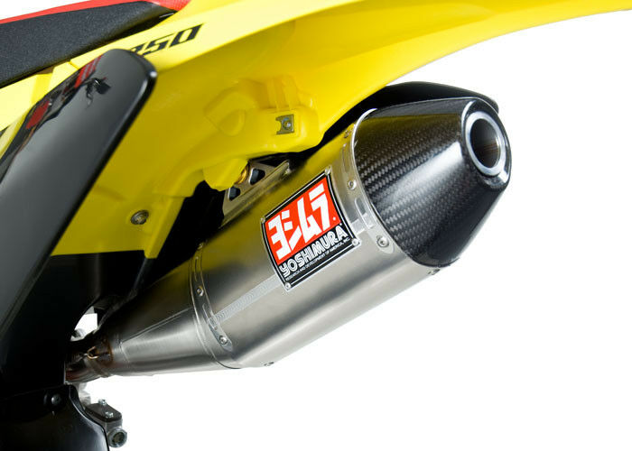 Yoshimura Rs-4 Rm-Z250 2010-18 Header/Canister/End Cap Exhaust Slip-On Ss-Al-Cf 218312d320