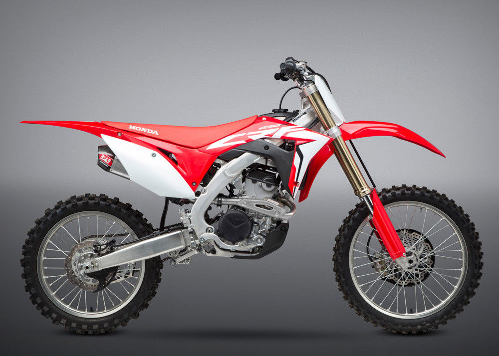 Yoshimura Slip On Crf250r 18-19/Rx Rs-9t Stainless Slip-On Exhaust, W/ Dual Stainless Mufflers